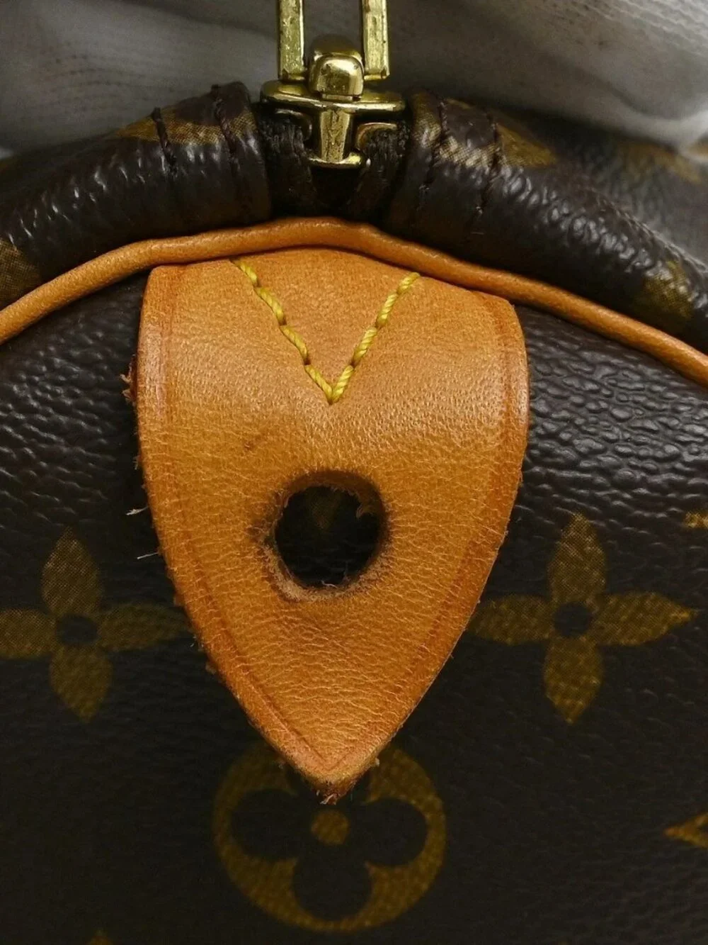 Best05 LOUIS VUITTON SPEEDY 35 HANDBAG PURSE MONOGRAM